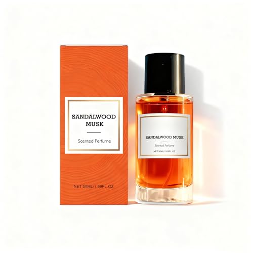 Sandal Musk No.1 Mirage Parfüm mit Edp Duftölanteil, Original Aroma Parfüm Öl, Vanilla Wood, Amber Saffron mit Duftölanteil, Elegantes Eau de Toilette
