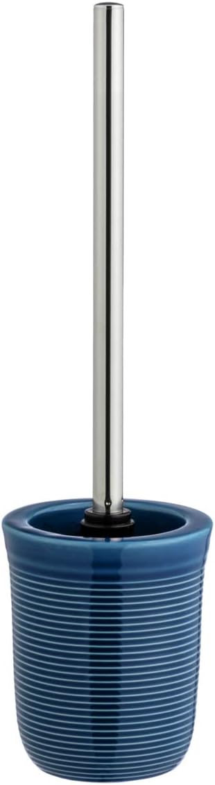 WENKO Sada Ceramic Toilet Brush Set, 12 x 38 x 12 cm, Blue