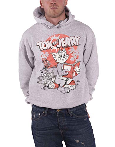 Lorenay Herren WB-37-TJ001-H64-7 Kapuzenpulli, Heather Grey, XXL thumbnail