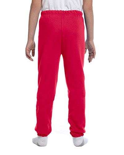Image of JERZEES Youth Nublend Fleece Sweatpants without Pockets, Covered Elastic Waistband, Cotton Blend, Sizes S-XL