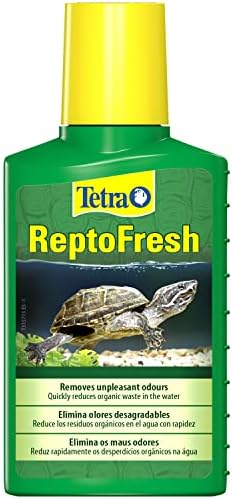 Tetra ReptoFresh - elimina los olores desagradables y reduce inmediatamente los residuos orgánicos en el agua del acuaterrario, botella de 100 ml