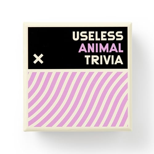 Brass Monkey Useless Animal – Trivia Card Game Set with 200 Unique Questions About All Different...