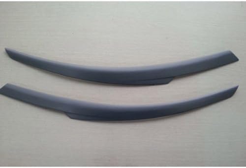 FnB Front Headlight Eyebrow Eyeline Point UNPAINTED 2-pc Set For 2008 2009 2010 2011 2012 Kia Forte : All New Cerato