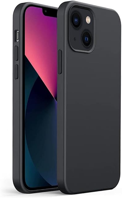 Compatible with iPhone 13 Case , Gueche Silky-Soft Touch Protective Phone Case, Shockproof Cover, Smartphone Coque for iPhone 13 Funda 6.1-Inch (Black)