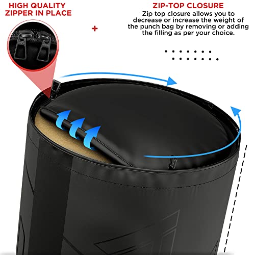 Rdx Kids Punching Bag 2Ft With Punch Gloves, Kara Heavy Filled Boxing Set,Non Tear Maya Hide Leather Junior Hanging Bag Kickboxing Mma Grappling Muay Thai Taekwondo Karate Bjj Workout Training #TOP3