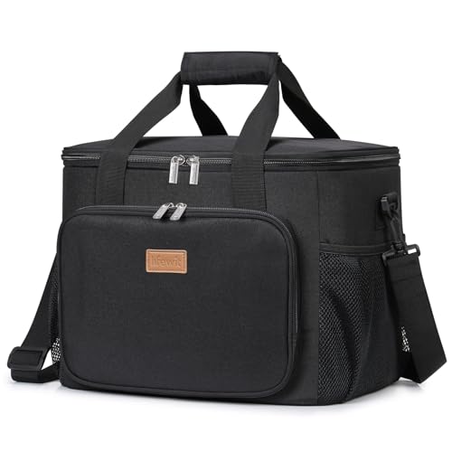 Lifewit Sac Isotherme Repas 24L(40 Canette), Grand Glaciere Souple Isothermes Homme et Femme, Portable Lunch Bag Box, Sacs Dejeuner pour Travail, Pique Nique,...