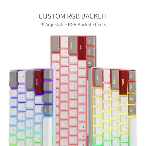 Teclado mecánico gamer Newmen GM610 60% inalámbrico miniatura 6