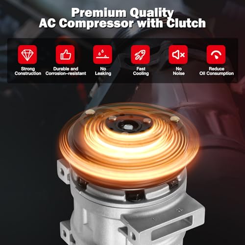 Image of Air Conditioning Compressor for Volvo C70 S70 2.4L Volvo V40 1.9L 1999-2005