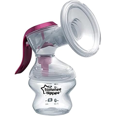 Extractor de leche manual Tommee Tippee con copa de silicona suave acolchada Cover