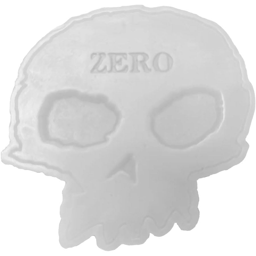 Amazon.com : Zero Skateboards Wax Single Skull White : Sports