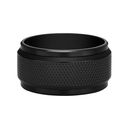 Fossil Herrenring Knox Spinner Edelstahl schwarz, JF0482400110 – Ansicht 2