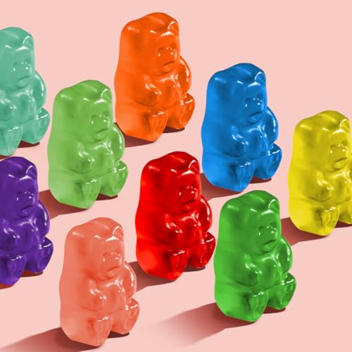 Albanese World's Best 12 Flavor Gummi Bears | 2 Pack - 36oz Bags of Candy | 12 Unique Flavors, Gluten Free, Fat Free, Soft Gummy Bears | Perfect as a Travel Snack and Sharing with Friends