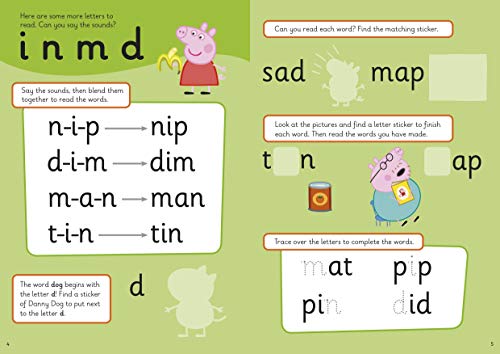 Peppa Pig: Practise with Peppa: First Phonics: Sticker Activity Book - Image 3
