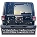 ETL INDUSTRIES Tailgate Hinge Set Steel Reinforced Heavy Duty Rear Door Hinges Tail Gate Hinge Cover Bracket Fits 2007-2018 for Jeep Wrangler JK JKU Unlimited 2/4 Door