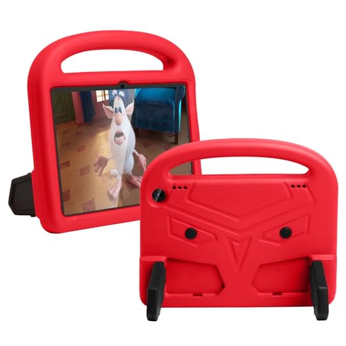 Funda Kindle Fire HD 8 antipánico infantil carcasa resistente ligera anticaídas Rosso