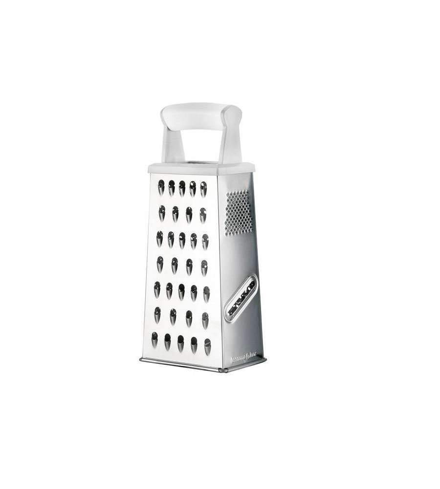 Tescoma Grater 4 Sides Medium Coloured Handle Handy, Assorted, 9.2 x 10 x 22.2 cm