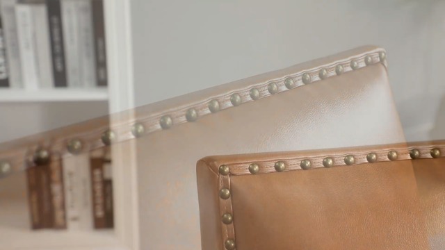 Sillón Moderno Piel Sintética Gris miniatura 7