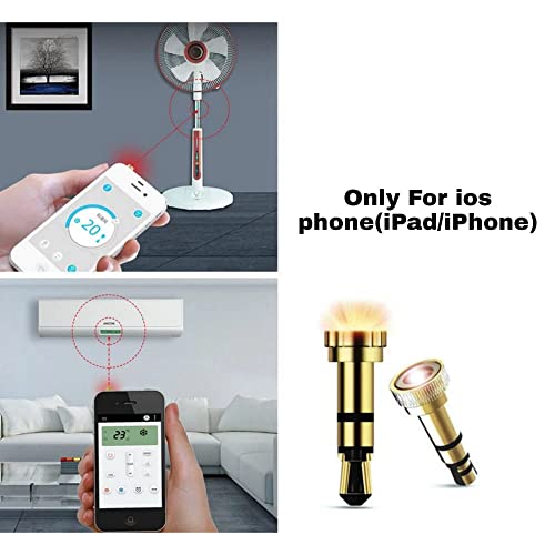 Image of Careflection || Mini Smartphone IR Remote Controller Adapter for iOS Smart Phone Mini Infrared Universal Control All in One Air Conditioner /TV /DVD /STB (Jack for iOS-Lightning)