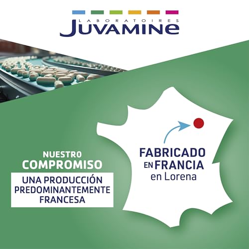 JUVAMINE - Maca, Jengibre y Ginseng Siberiano - 40 Comprimidos - Complemento Alimenticio para Apoyo al Deseo Sexual - Tonificante - Energía y Vitalidad - Vigor