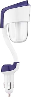 Bedler Mini 12V DC USB Auto Portable Voiture Humidificateur Purificateur d'air Purificateur d'Aroma Huile Essentielle Diffuseur Aromathérapie Mist Maker brumisateur pour Voyage