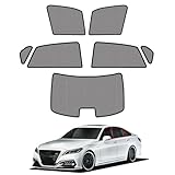 Loveyes トヨタ クラウン 220系 サンシェード メッシュ 車中泊 断熱 目隠し 虫よけ 日除け UVカット 専用アクセサリー(クラウン 220系)