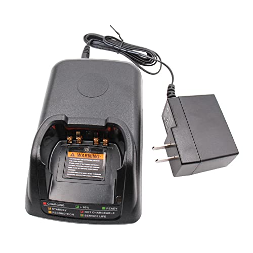 Cargador NNTN7079A de alta resistencia para radio portátil Motorola APX6000 y SRX2200