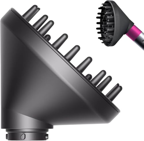 Diffuser opzetstuk compatibel met Dyson Airwrap HS05, HS03, HS01 diffuser, haarkrullen, omgezet in een haardroger, draagbaar haardiffuseropzetstuk, haardroger diffusermondstuk