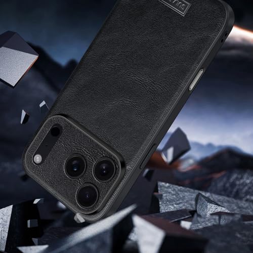 Étui en cuir iPhone 17 rouge coque rétro chic et luxe - 5
