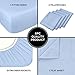 Twin XL 4 Piece Sheet Set - Comfy Breathable & Cooling - Ultra-Soft Hotel Luxury Bedding Set w/ 8-16 Inch Deep Pockets - 1 Flat & 1 Fitted Sheet & 2 Pillowcases - Wrinkle Free & Easy Care - Baby Blue