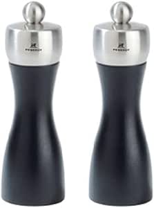 Ensemble De Moulins à Sel Et à Poivre En Bois, Lot De 5 Moulin À Sel Et