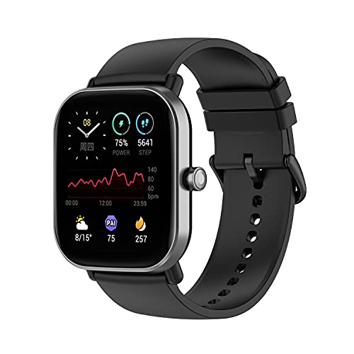 Tiggo 20mm Watch Strap compatible for HuaMi amazfit GTS 2e/Huami Gamazfit GTR 42MM,Silicone Watch Band Wrist Strap,Replacement Bracelet Wristband Wrist Strap for Galaxy watch 42MM (black) - Image 2