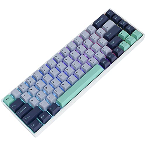 Image of GTSP 171-Keys Cherry Profile PBT Key Caps for Mechanical Keyboards, Double Shot Custom Keycap for US Layout 60% 65% 100% MX Switches (Hammerhead Shark)