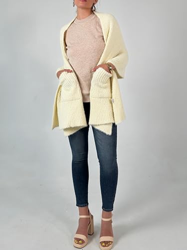 CATCHY & CRAFTY Women's Knitted Scarf Shawl Wrap Poncho Versatile Cardigan Sweater Cape Fall Winter Gift4