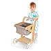 Chariot à provisions en bois pour enfants à partir de 3 ans