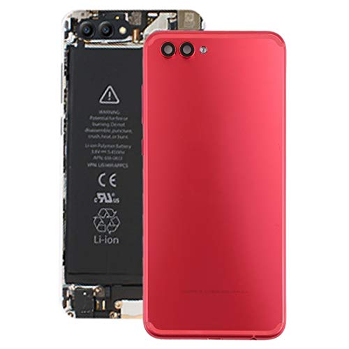 Couvercle de batterie Honor V10 rouge, finition premium avec lentille caméra