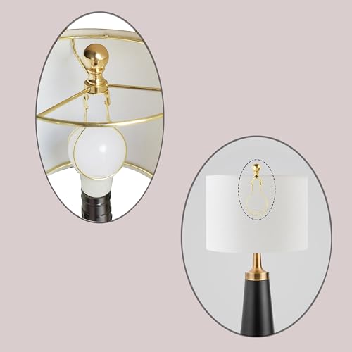 Image of GY & CK Ball Lamp Finials Lampshade finial Tops for Lamp Shade Harp Lamp Finial Knob Lamp Parts and Lighting Accessories Shade Finials Brass 2 Pack