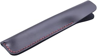 Yardwe Estuche De Cuero para Bolígrafos Funda Vintage para Bolígrafos Estuche Portátil para Fuente Portaminas Color Negro