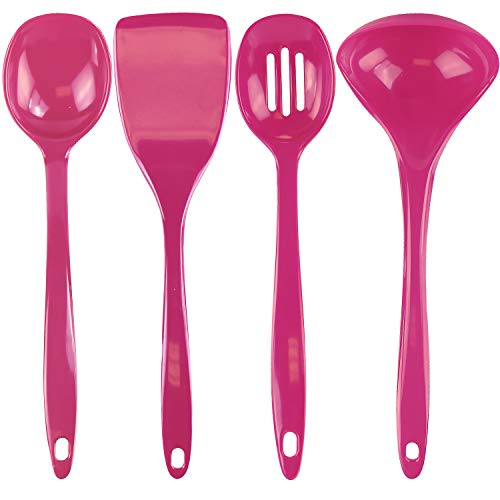 Reston Lloyd Pink Melamine Utensil Set