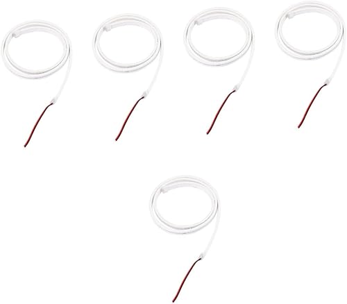 Tira de luz LED, tira de luz LED, tira de luz LED, 5 piezas de pared en V, cortable, flexible, para letreros de arte, luces de neón decorativas LED