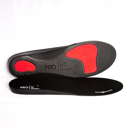 PRO 11 WELLBEING PRO-Active Sports Orthotic Insoles Arch and Plantar Fasciitis Support (7/8.5 UK)