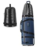 Findway Sac de Voyage pour équipement de Golf avec Roues et Coque Rigide Supérieure - Pr...