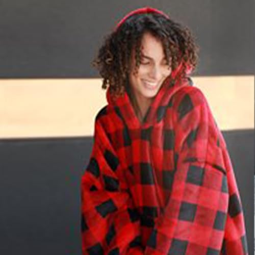 Image of Catalonia Oversized Hoodie Blanket Sweatshirt, Comfortable Sherpa Giant Pullover with Large Front Pocket for Adults Men Women Teenagers Wife Girlfriend