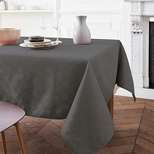 Nydel Nappe damassé Abanico, Gris, carrée 160 x 160 cm Cover
