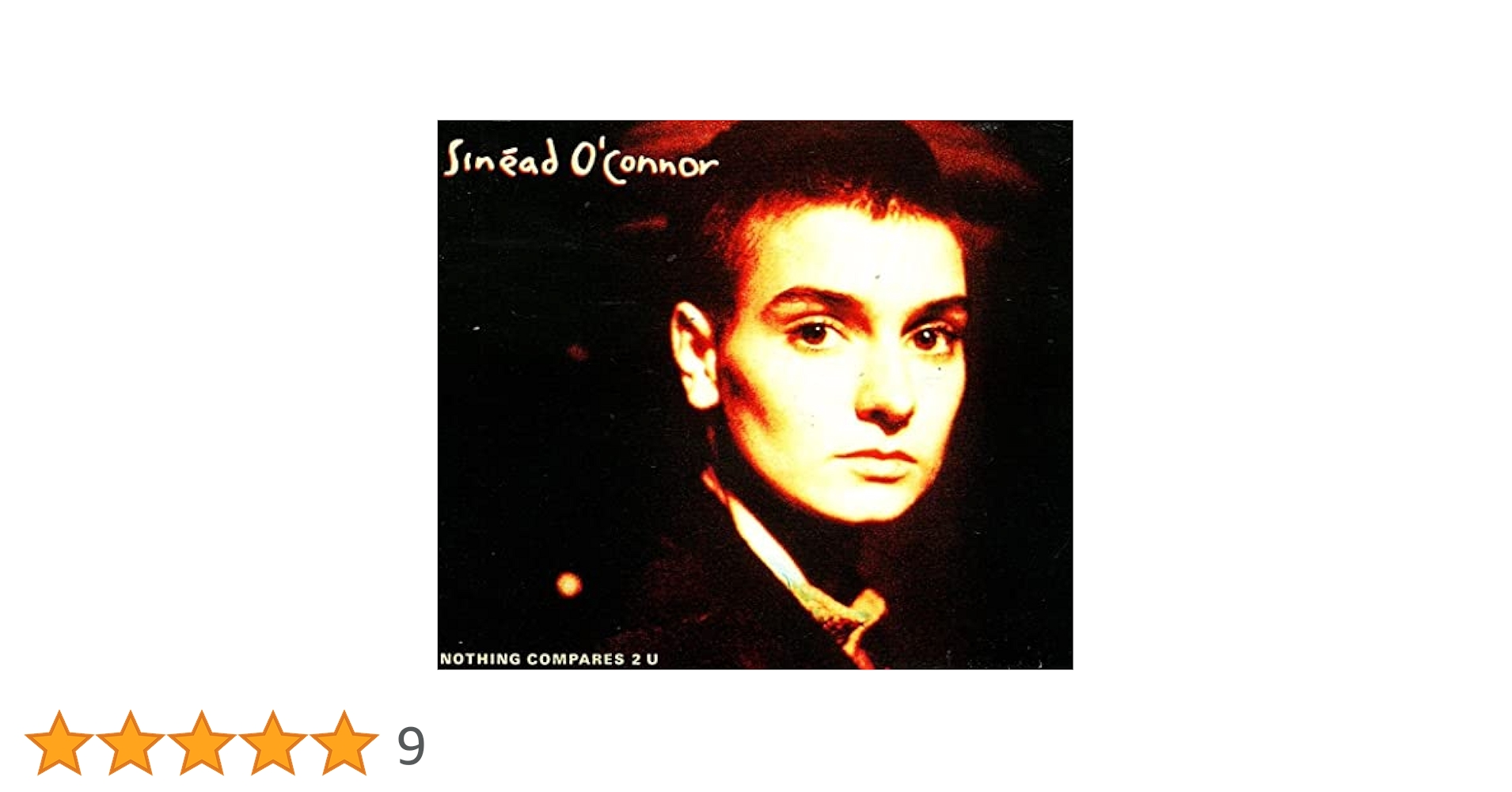 シニード・オコナー　愛の哀しみ　リミックス集CD 追悼】Nothing Compares 2 U / 愛の哀しみ（Sinead O'Connor