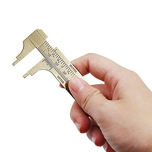 Pied à Coulisse Miniature En Laiton - Outil De Mesure Portable Rétro, Pour Bricolage Et Collection