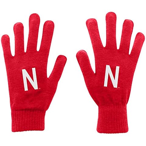 Top of the World Nebraska Cornhuskers Unisex Leichte Team-Farbe-Winterhandschuhe, Einheitsgröße Cover
