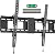 ELIVED Tilting TV Wall Mount for Most 37"-85" TVs Up to 132 lbs, Low Profile Tilt Mount Fits 24"/18"/16" Wood Studs, Wall Mount tv Bracket Max VESA 600x400mm, YD1038