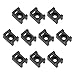 Rebower Cable Tie Base Saddle Wire Holder Organizer, [for Keeping Wire Neat ] - Nylon / 0.14-inch/Black / 100 Pcs