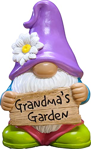 Spoontiques - Decorative Garden Statue - Colorful Home Dcor for Indoor or Outdoor Use - Patio Decoration - Garden Accessory - Grandmas Garden Gnome