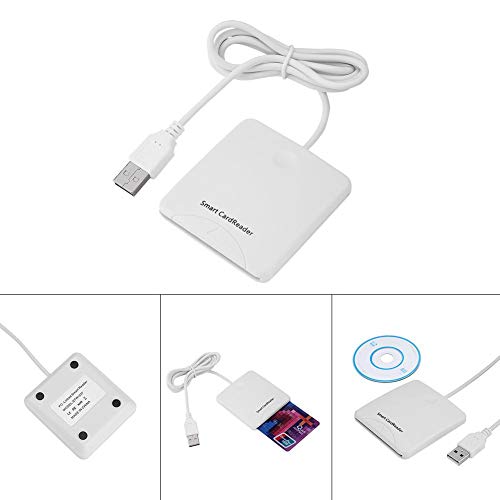 Oumij Portable USB Credit Card Reader - Full Speed Smart Chip IC Mobile Bank Reader